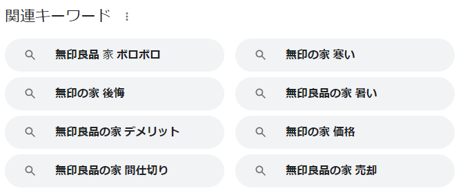 無印の家の関連キーワード