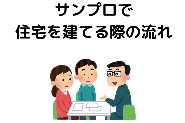 サンプロで住宅を建てる際の流れ