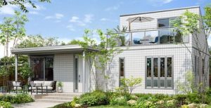 1.5階の平屋の外観画像