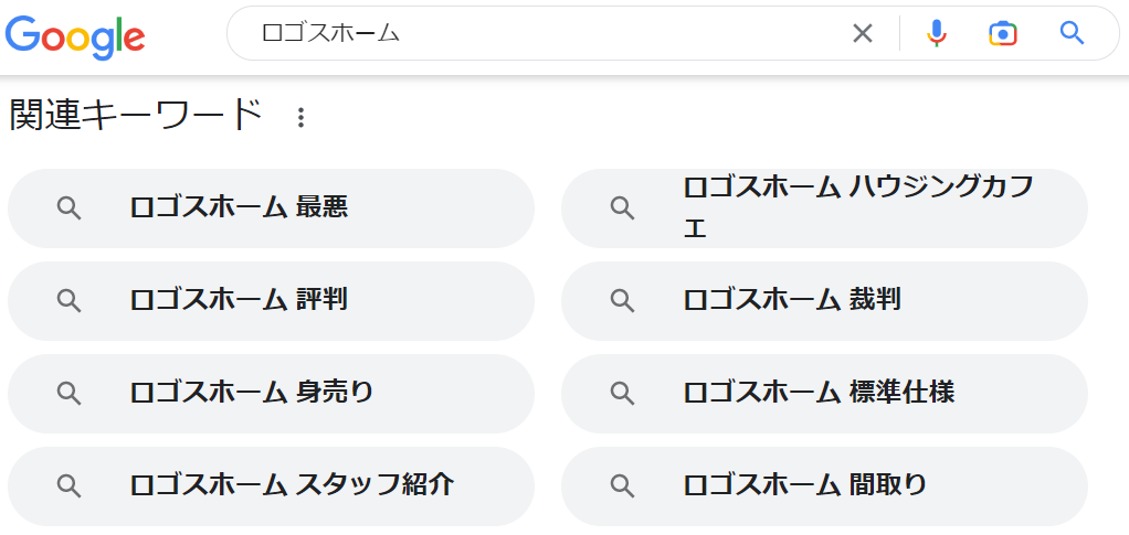 ロゴスホームの関連キーワード