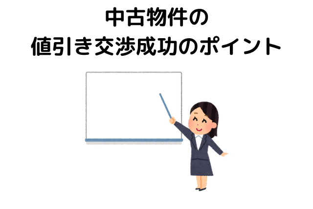 中古物件,値引き交渉,相場,成功のポイント